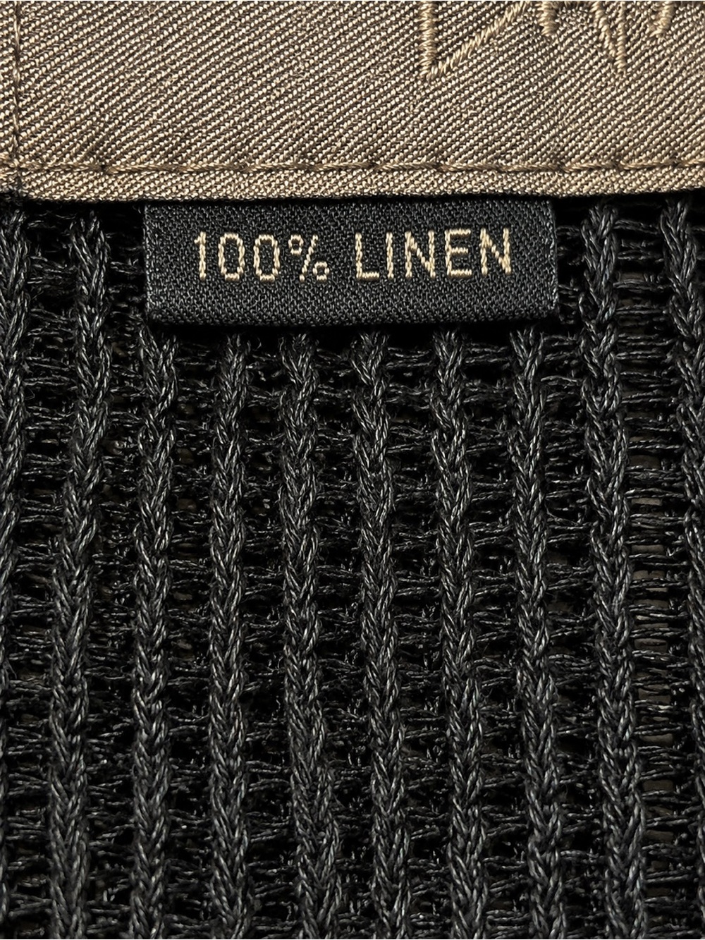 Zuza Bart XL Black 100% Linen Cardigan Asymmetrical Toggle Lagenlook Art to Wear - Picture 5 of 9